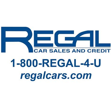 Regal car sales - Regal Car Sales and Credit LLC. 1201 E Taft Ave Sapulpa, OK 74066-6031. Regal Car Sales and Credit LLC. PO Box 471035 Tulsa, OK 74147-1035. Regal Car Sales and Credit LLC.